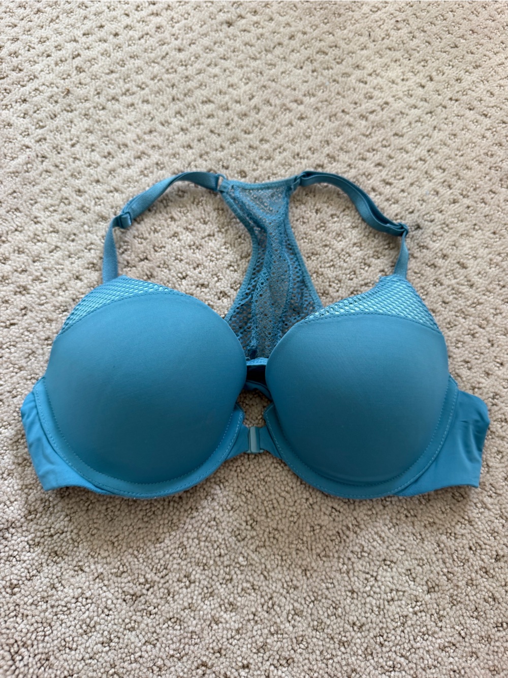 Victoria's Secret Teal Padded Racerback Bra